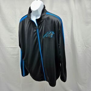 NFL Team Apparel Carolina Panthers Full-Zip Track Jacket XXL/XXG